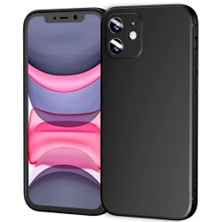 iPhone 11 Silikonskal – Svart | Mjukt, Greppvänligt & Slitstarkt