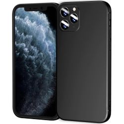 iPhone 11 Pro Max Silikonskal – Svart | Mjukt, Greppvänligt & Slitstarkt
