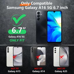 Samsung A16 Matt Svart Skal