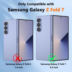 2-Pack Samsung Galaxy Z Fold 7 Skärmskydd HydroGel Film - 3 Delar