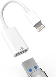 Lightning till USB Adapter – Snabb Dataöverföring, Kompatibel med iPhone & iPad