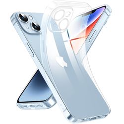 iPhone 14 Transparent TPU Skal – Extra Kameraskydd