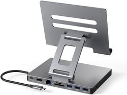 USB-C Hub & Hopfällbar Dockningsstation – 8-i-1 för iPad, MacBook & Laptop