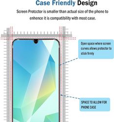 Samsung A17 1-Pack Skärmskydd i Härdat Glas