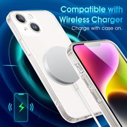 iPhone 14 Plus Transparent TPU Skal – Extra Kameraskydd