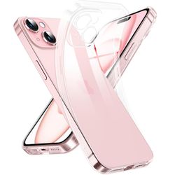 iPhone 15 Transparent TPU Skal – Extra Kameraskydd