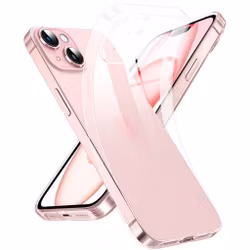 iPhone 15 Plus Transparent TPU Skal – Extra Kameraskydd