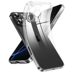 iPhone 16 Pro Transparent TPU Skal – Extra Kameraskydd