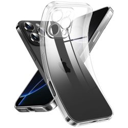 iPhone 16 Pro Max Transparent TPU Skal – Extra Kameraskydd
