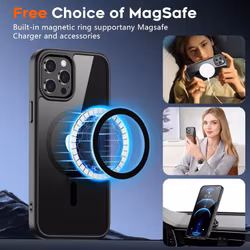 iPhone 12 Pro Max Svart Magsafe Skal