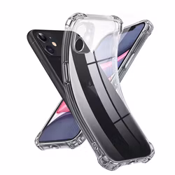 iPhone 11 Transparent Skal Extra Stöttåligt Extra Kameraskydd