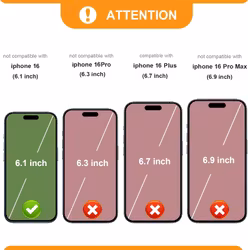 Magnetiskt Plånboksfodral iPhone 16– med kortplatser & RFID-skydd