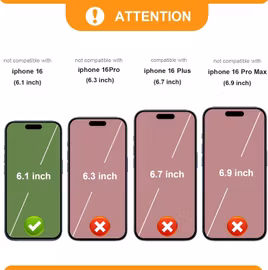 Magnetiskt Plånboksfodral iPhone 16– med kortplatser & RFID-skydd