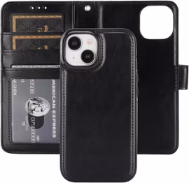 Magnetiskt Plånboksfodral iPhone 15– med kortplatser & RFID-skydd