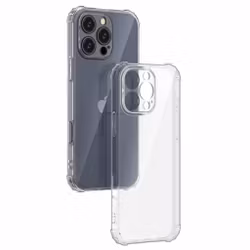 iPhone 16 Pro Transparent Skal Extra Stöttåligt Extra Kameraskydd