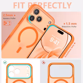 iPhone 17 Pro Max Skal – Slimmat, MagSafe-kompatibelt & Kameraskyddande Design