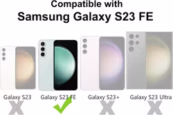 Samsung S23 FE Matt Svart Skal