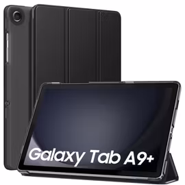 Samsung Galaxy Tab A9+ trifold fodral med stativ - Svart