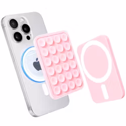 Magnetiskt Suggrepp för iPhone (MagSafe-kompatibelt) – Rosa