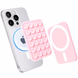 Magnetiskt Suggrepp för iPhone (MagSafe-kompatibelt) – Rosa