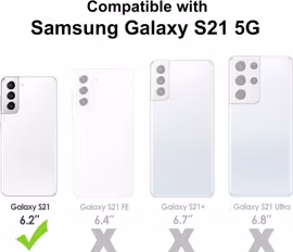 Samsung Galaxy S21 Matt Svart Skal – Stilrent & Skyddande