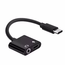 USB-C till 3.5 mm & Laddare 2-i-1 – Lyssna & Ladda Samtidigt