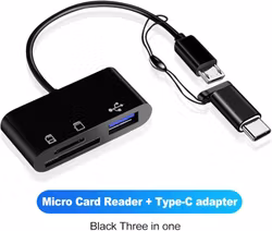 USB-C Kortläsare & USB Hub – SD / microSD / USB 3.0