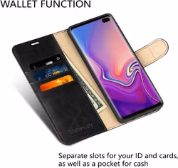 Samsung S25 lommebokdeksel svart