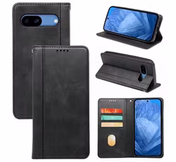 Google Pixel 10a Plånboksfodral – Svart