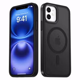 iPhone 12 / 12 Pro – Matt Svart MagSafe Skal
