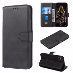 iPhone X / XS Plånboksfodral – Svart