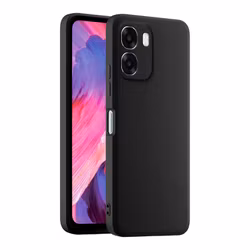Oppo A6X 5G Matt Svart Skal – Slimmat Skydd & Perfekt Passform