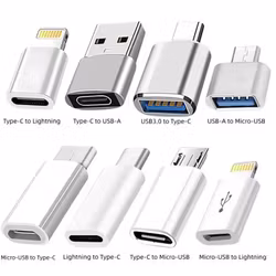 USB Adapter – USB-C, Lightning, USB-A & Micro-USB | Flera Modeller
