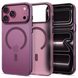 MagSafe Skal till iPhone 18 Pro – Ultratunt & Transparent – Burgundy