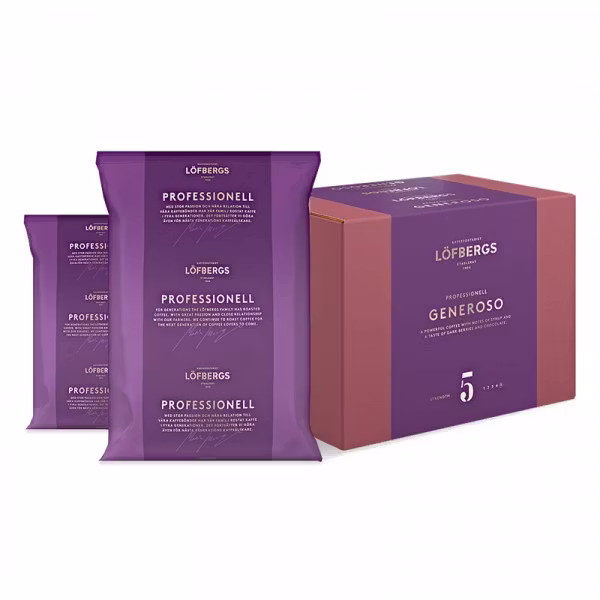 Löfbergs Dark, Hela Bönor 6x1kg