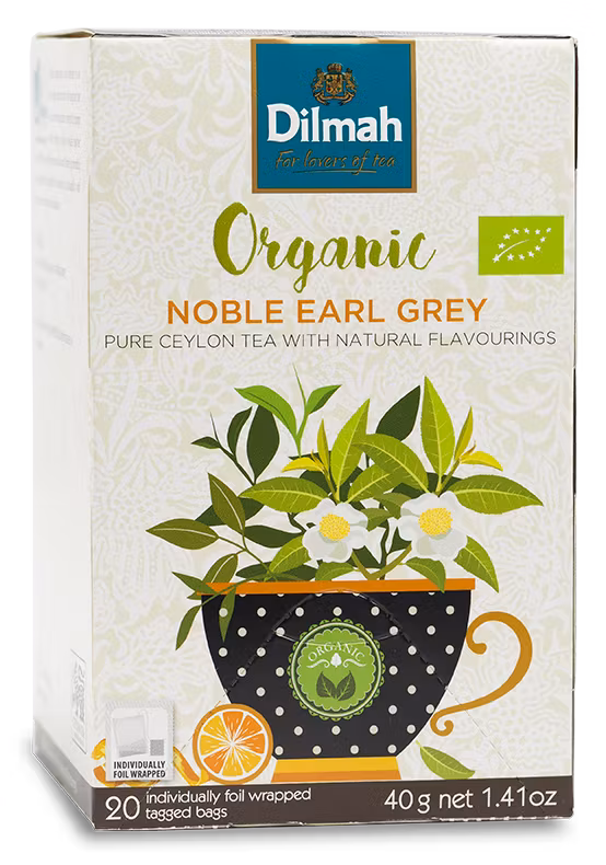 Dilmah Organic Earl Grey, 20 påsar
