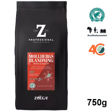 Zoégas Mollbergs Hela Bönor 8x750g
