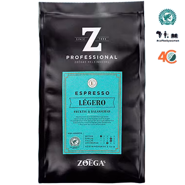 Zoégas Espresso Légero Hela Bönor 8x500g
