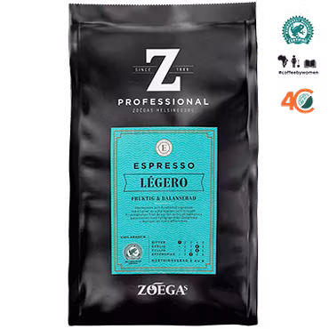 Zoégas Espresso Légero Hela Bönor 8x500g