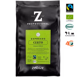 Zoégas Espresso Certo Hela Bönor 8x500g