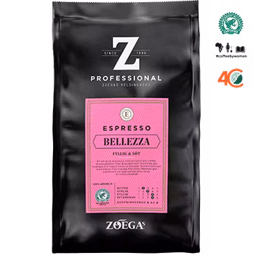 Zoégas Espresso Bellezza Hela Bönor 8x500g