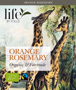 Apelsin Rosmarin, Svart te, Life by Follis Eko Fairtrade, 6 x20 påsar