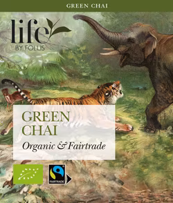 Chai, Grönt te, Life by Follis Eko Fairtrade, 6 x20 påsar