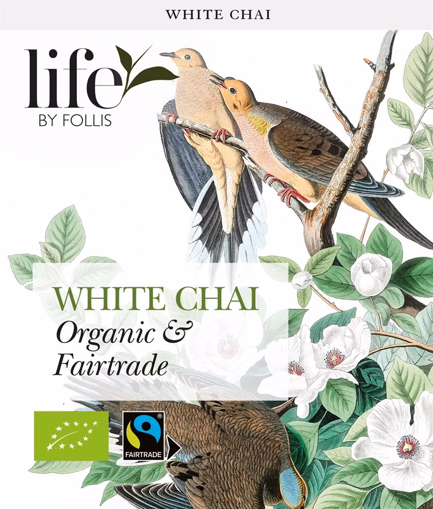Chai, Vitt & grönt te, Life by Follis Eko Fairtrade, 6 x20 påsar