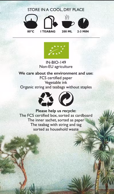 Chai, Vitt & grönt te, Life by Follis Eko Fairtrade, 6 x20 påsar