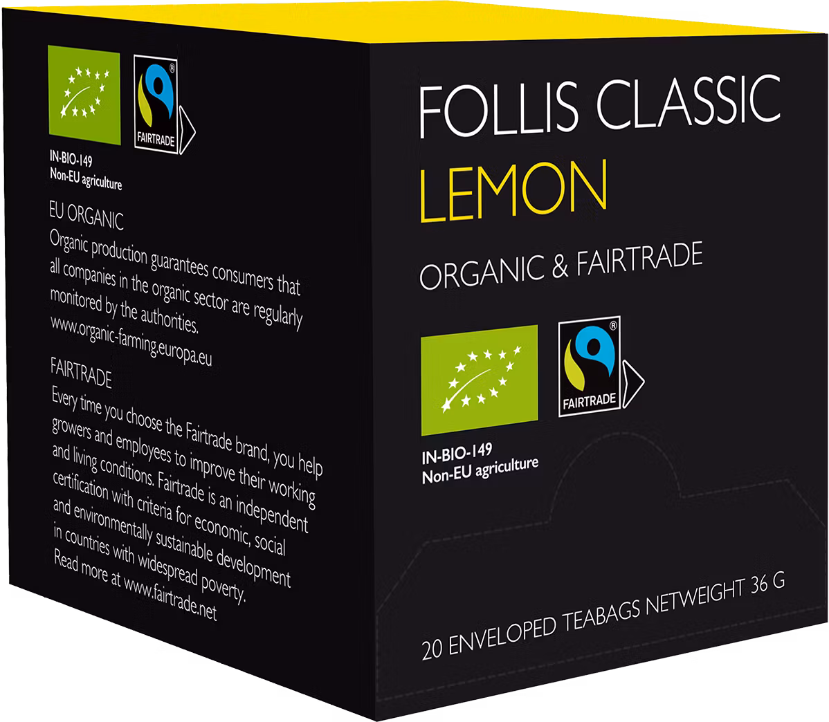 Follis Classic Black Lemon Tea, 20 påsar