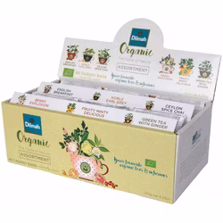 Sortimentask Dilmah Organic, 6 smaker á 10 påsar