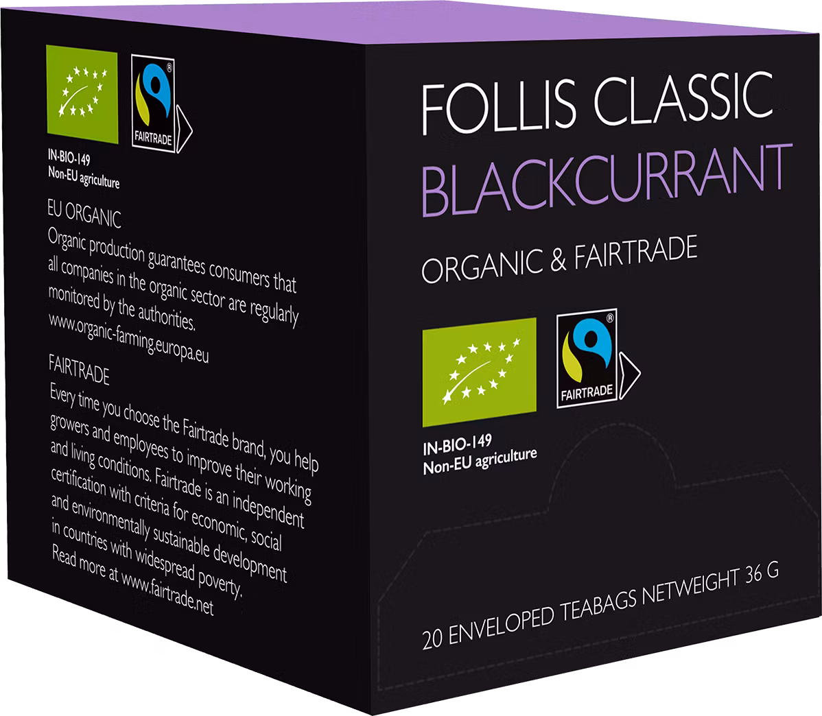Follis Classic Black Currant Tea, 20 påsar