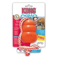 Kong aqua, m. rep, 8,5cm, orange, medium
