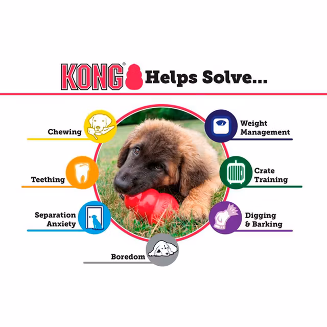 Kong classic, 8,5cm, röd, Medium
